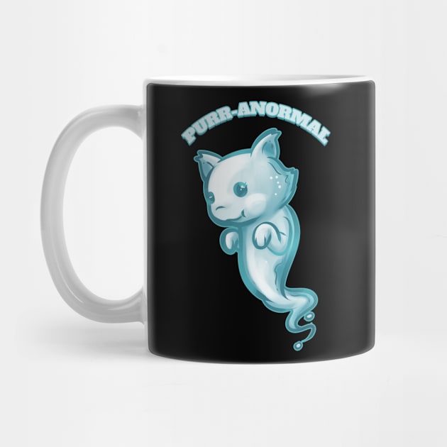 Purr-anormal Paranormal Cat Ghost Spirit Halloween by SinBle